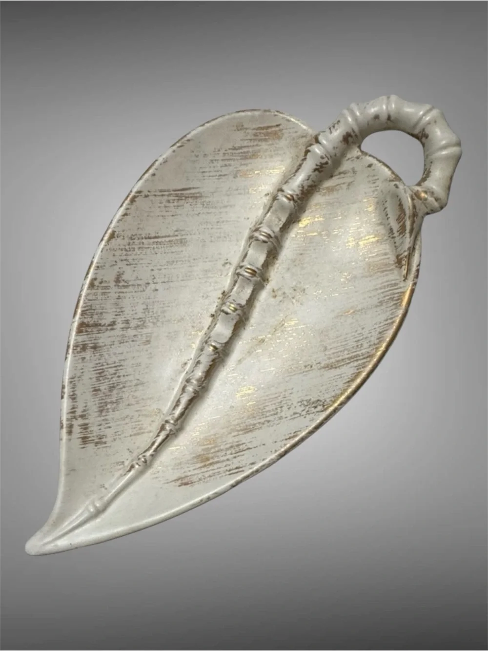 VINTAGE 1950s ROYAL HAEGER CERAMIC LEAF TRAY